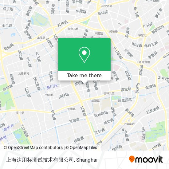 上海达用标测试技术有限公司 map