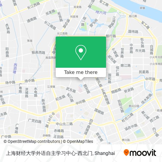 上海财经大学外语自主学习中心-西北门 map