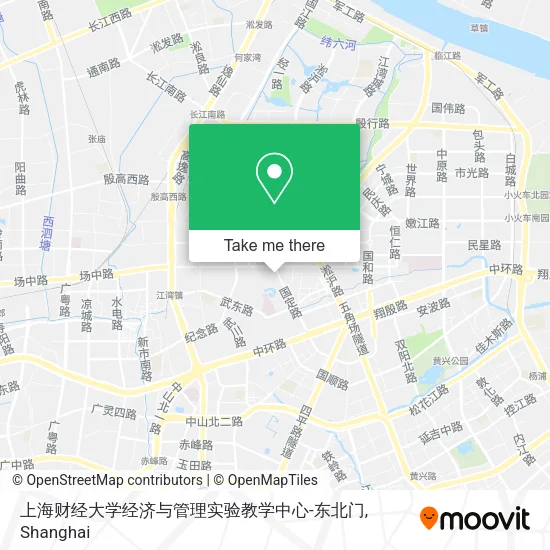 上海财经大学经济与管理实验教学中心-东北门 map
