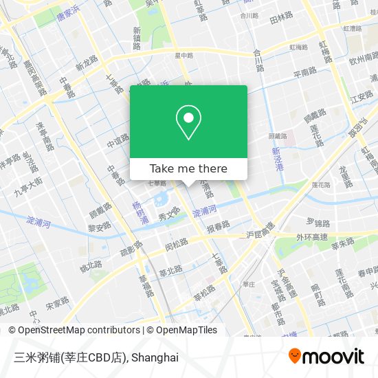 三米粥铺(莘庄CBD店) map