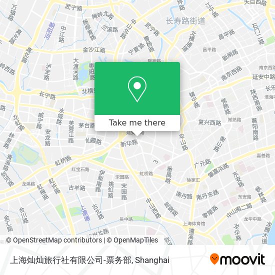 上海灿灿旅行社有限公司-票务部 map