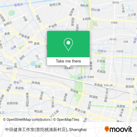 中田健身工作室(普陀桃浦新村店) map