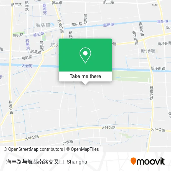 海丰路与航都南路交叉口 map