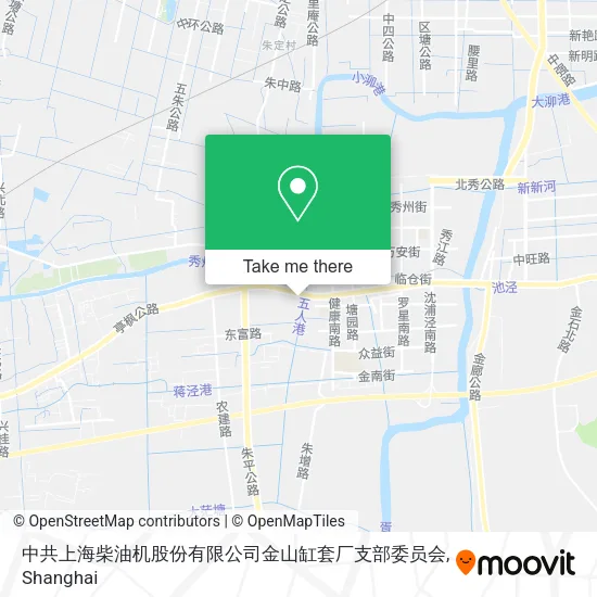 中共上海柴油机股份有限公司金山缸套厂支部委员会 map