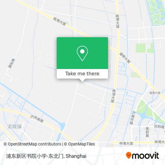 浦东新区书院小学-东北门 map