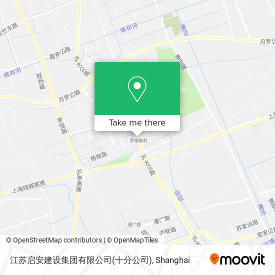 江苏启安建设集团有限公司(十分公司) map