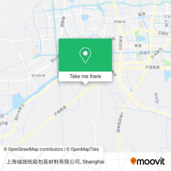 上海城雄纸箱包装材料有限公司 map