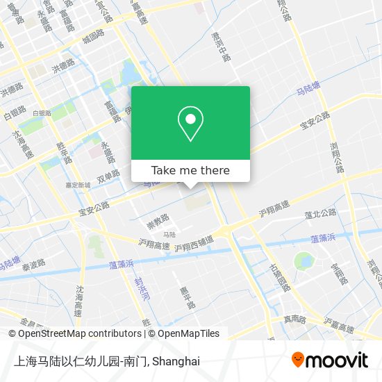 上海马陆以仁幼儿园-南门 map