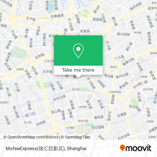 MofeeExpress(徐汇巨影店) map