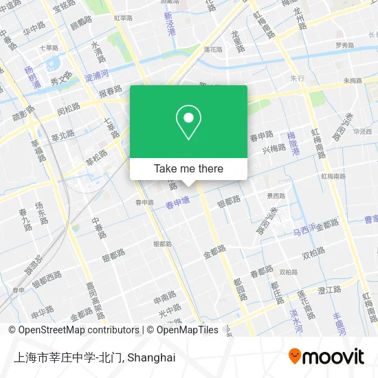 上海市莘庄中学-北门 map
