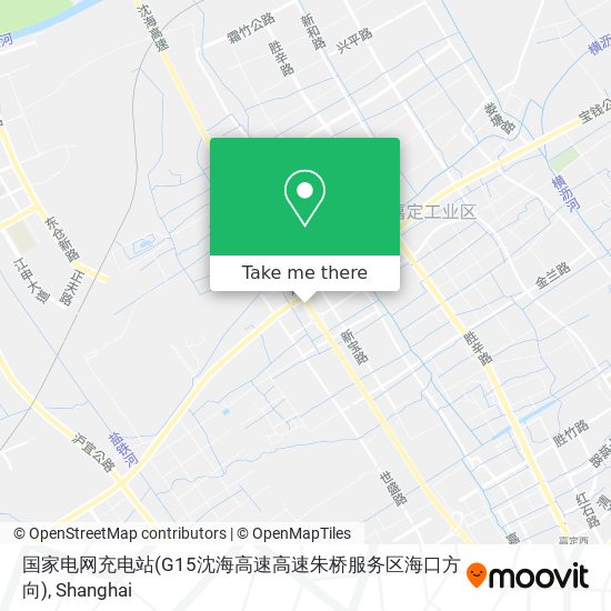 国家电网充电站(G15沈海高速高速朱桥服务区海口方向) map