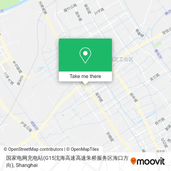 国家电网充电站(G15沈海高速高速朱桥服务区海口方向) map
