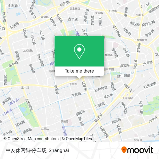 中友休闲街-停车场 map