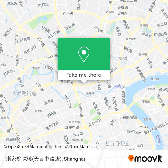 浙家鲜味楼(天目中路店) map