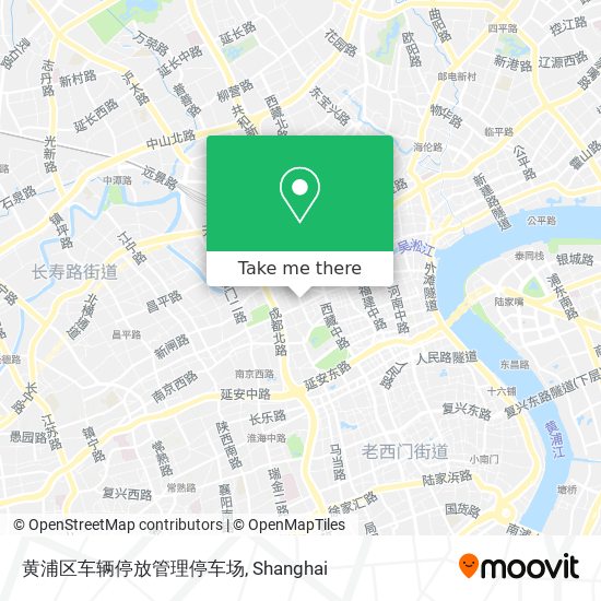 黄浦区车辆停放管理停车场 map