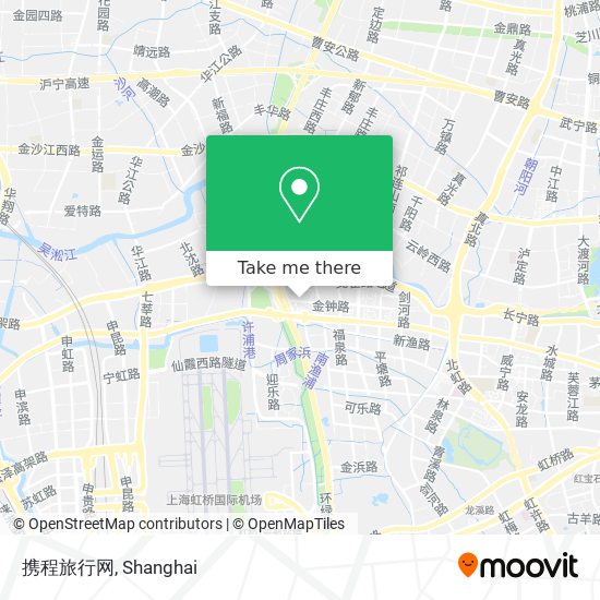 携程旅行网 map