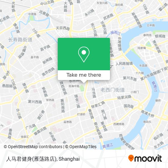 人马君健身(雁荡路店) map