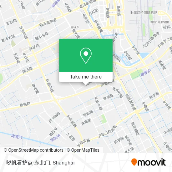 晓帆看护点-东北门 map