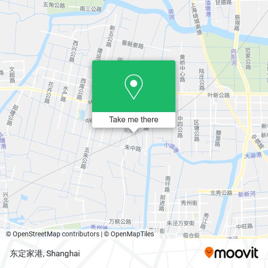 东定家港 map