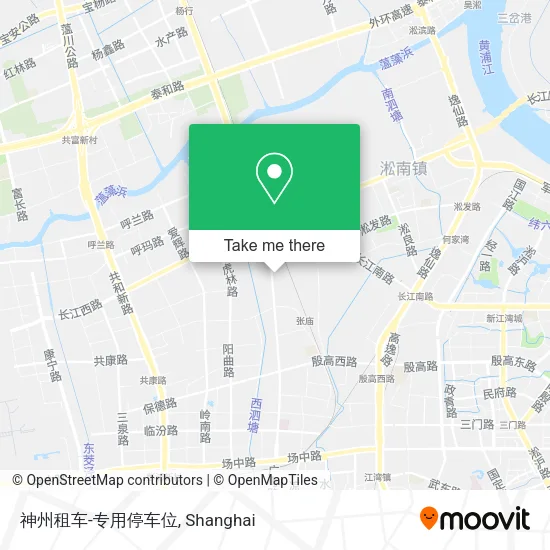 神州租车-专用停车位 map