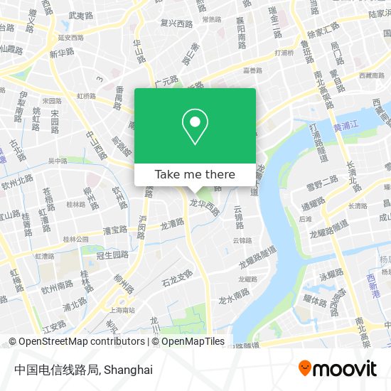 中国电信线路局 map