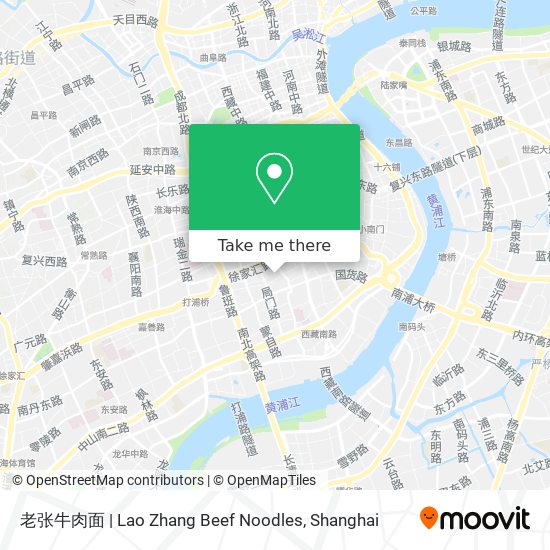 老张牛肉面 | Lao Zhang Beef Noodles map