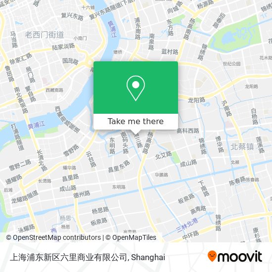 上海浦东新区六里商业有限公司 map