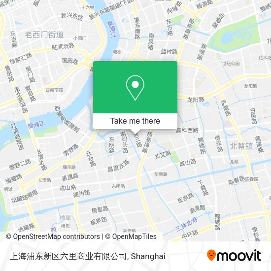 上海浦东新区六里商业有限公司 map