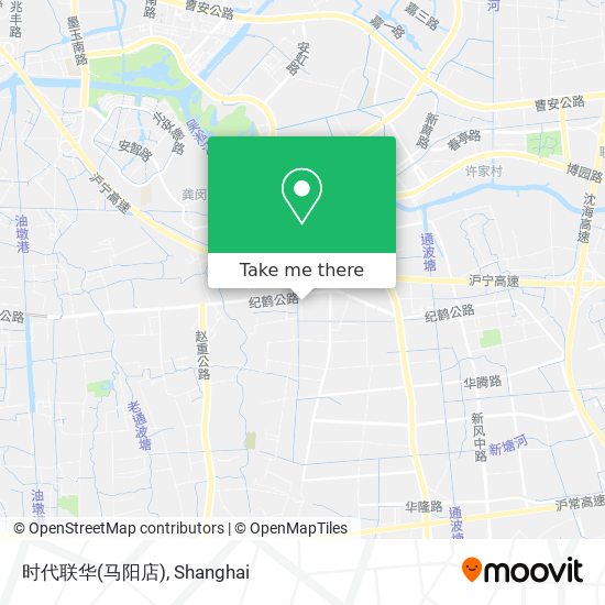 时代联华(马阳店) map
