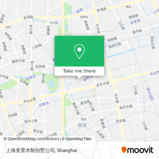 上海美置木制别墅公司 map