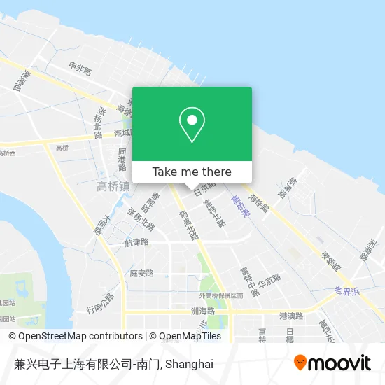 兼兴电子上海有限公司-南门 map