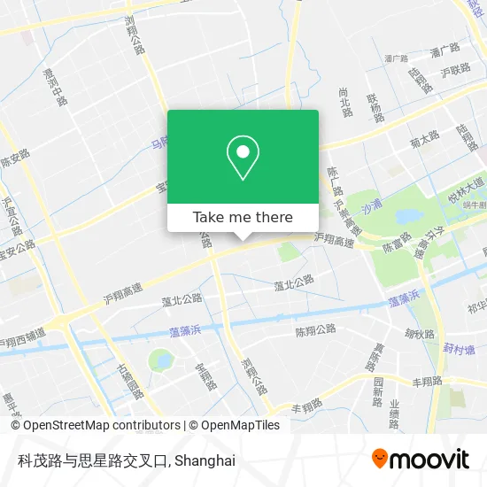 科茂路与思星路交叉口 map