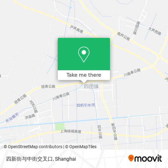 四新街与中街交叉口 map