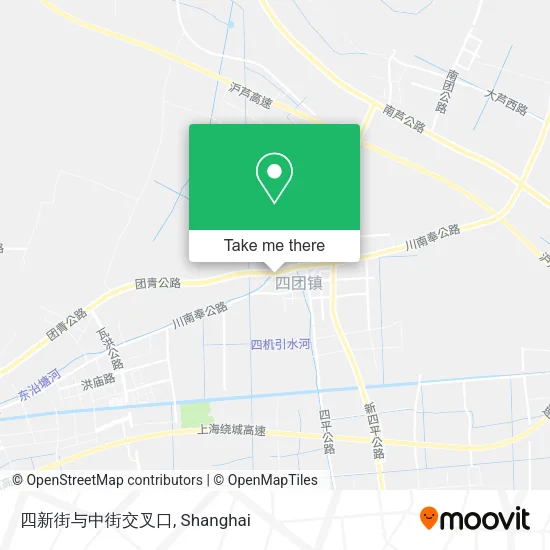 四新街与中街交叉口 map