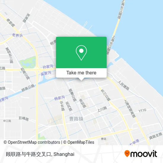 顾联路与牛路交叉口 map