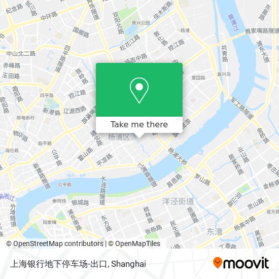 上海银行地下停车场-出口 map
