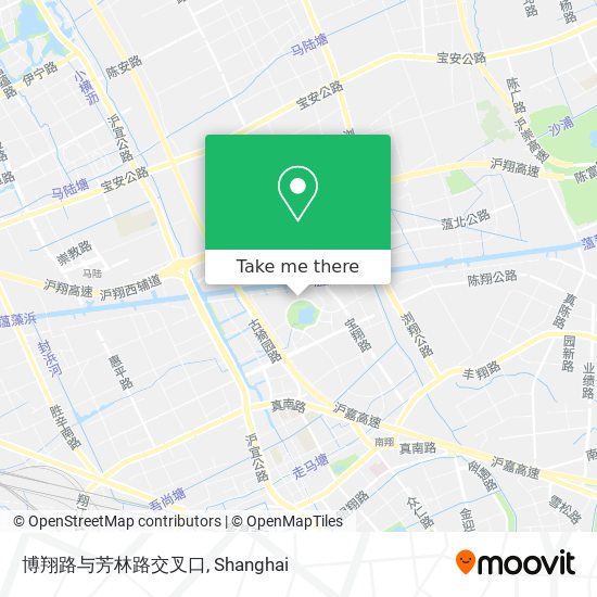 博翔路与芳林路交叉口 map