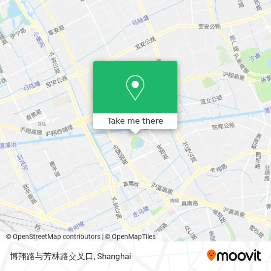 博翔路与芳林路交叉口 map