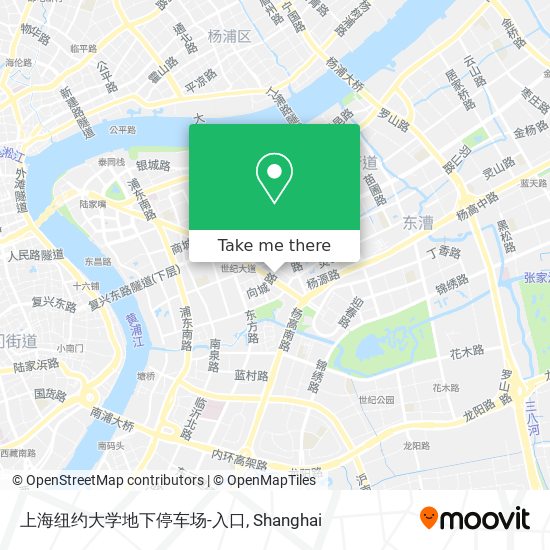 上海纽约大学地下停车场-入口 map