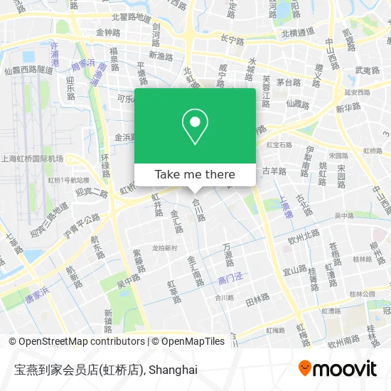宝燕到家会员店(虹桥店) map