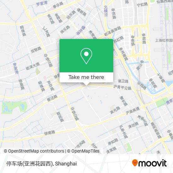 停车场(亚洲花园西) map