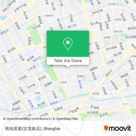 蜀地冒菜(古龙路店) map