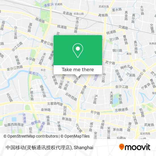 中国移动(灵畅通讯授权代理店) map