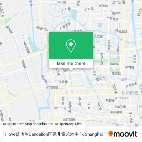 I love普功英Dandelion国际儿童艺术中心 map