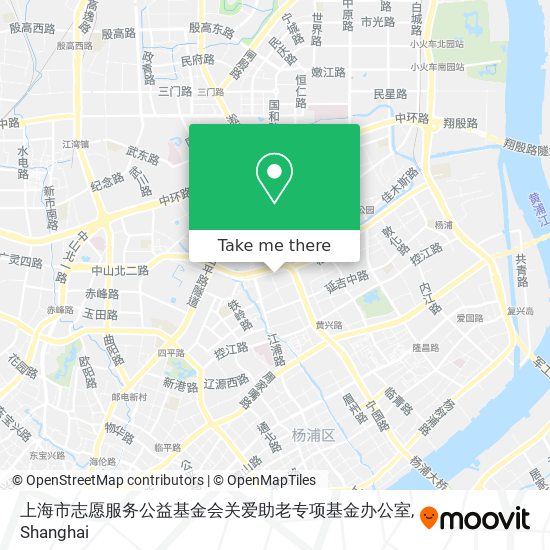 上海市志愿服务公益基金会关爱助老专项基金办公室 map