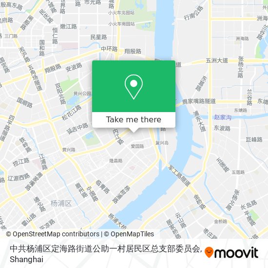 中共杨浦区定海路街道公助一村居民区总支部委员会 map