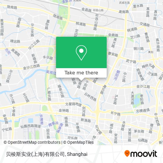 贝棱斯实业(上海)有限公司 map
