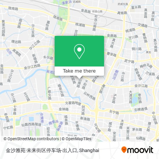 金沙雅苑·未来街区停车场-出入口 map