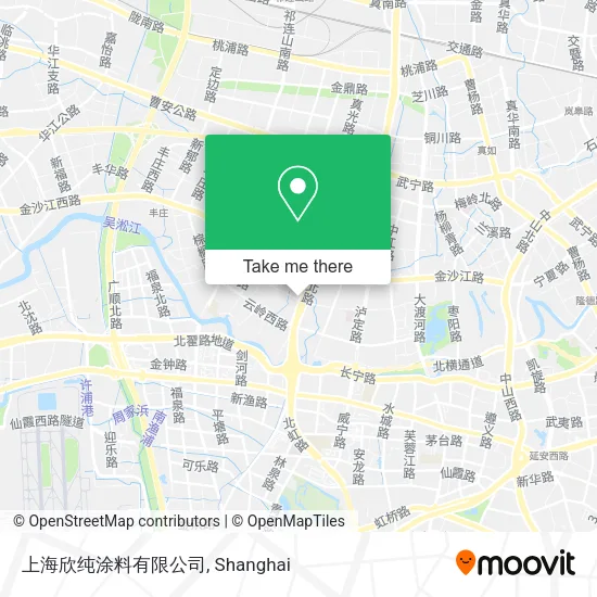 上海欣纯涂料有限公司 map
