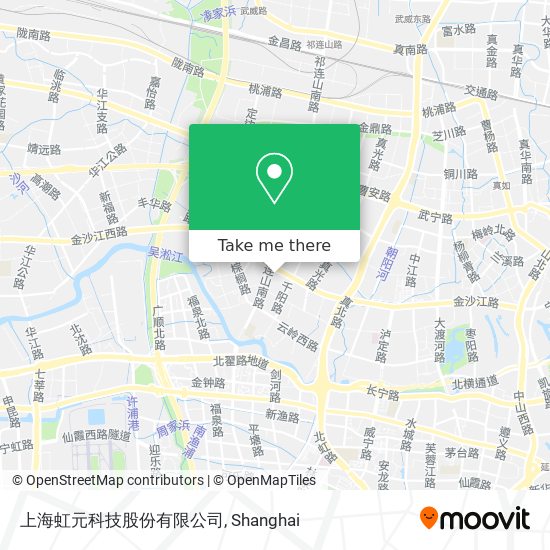 上海虹元科技股份有限公司 map